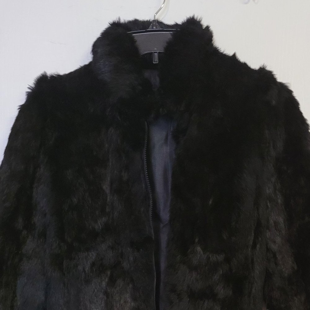 Arturo Le Neel Rabbit Fur Bomber Jacket